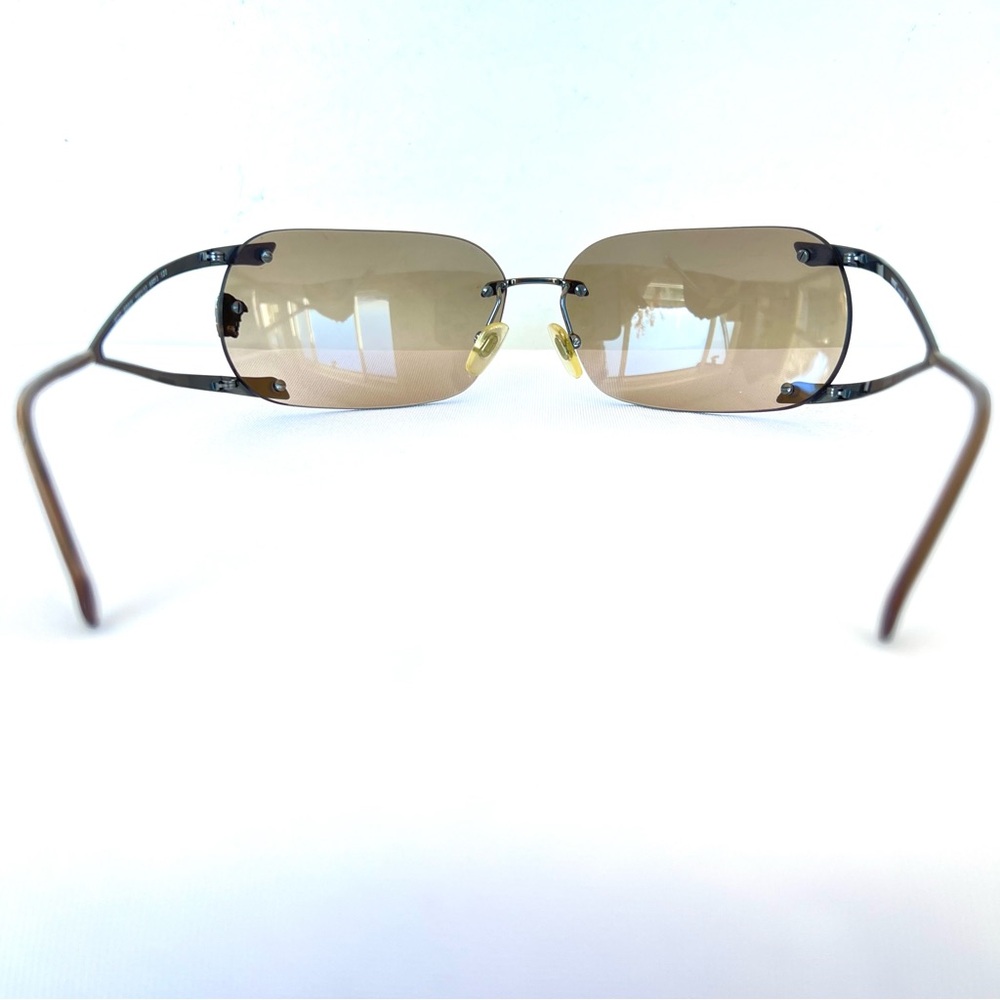 VERSACE MOD N86 1001/13 15931 Diamante Brown Curved Lenses Unisex Sunglasses - Picture 9 of 15